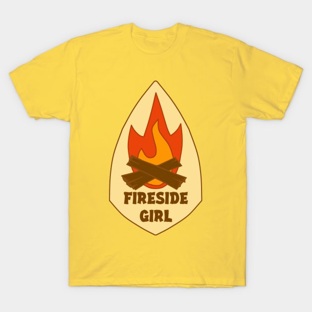 Fireside Girl Patch T-Shirt by Couplethatgeekstogether